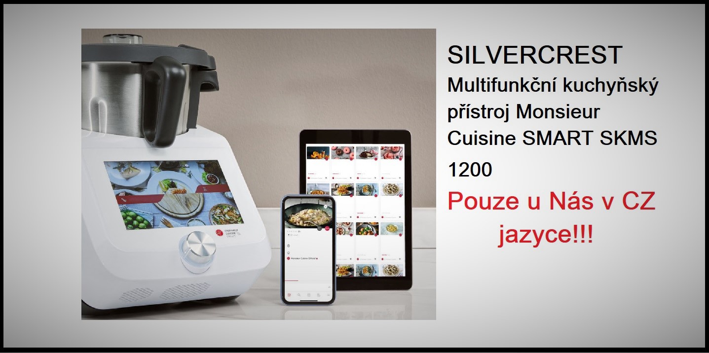 SILVERCREST Multifunkční kuchyňský přístroj Monsieur Cuisine SMART SKMS 1200